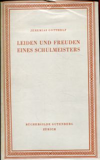Gotthelf, Leiden und Freuden eines Schulmeisters. (Umschlag)