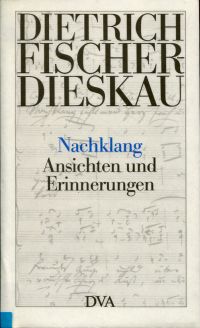 Fischer-Dieskau, Nachklang. (Umschlag)