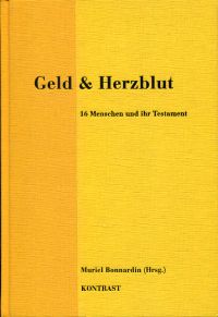 Bonnardin, Geld & Herzblut. (Umschlag)