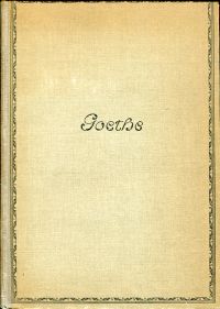 Chamberlain, Goethe. (Umschlag)