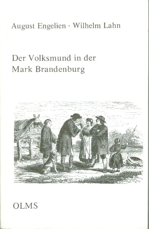 Engelien, Der Volksmund in der Mark Brandenburg. (Einband)