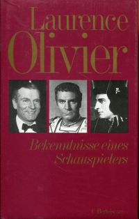 Olivier, Bekenntnisse eines Schauspielers. (Umschlag)
