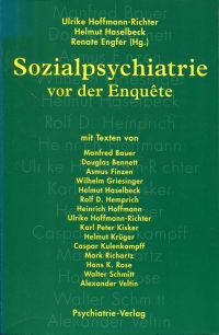 Hoffmann-Richter, Sozialpsychiatrie vor der Enquete. (Umschlag)