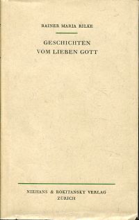 Rilke, Geschichten vom lieben Gott. (Umschlag)