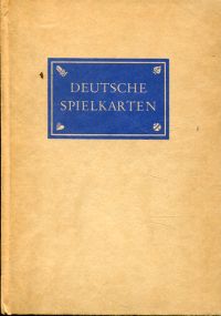 Reisig, Deutsche Spielkarten. (Umschlag)