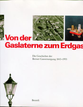 Egger, Von der Gaslaterne zum Erdgas. (Schutzumschlag (Ausschnitt))