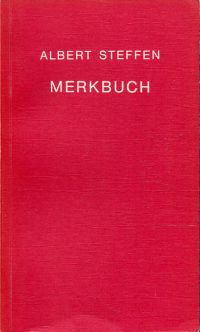 Steffen, Merkbuch. (Umschlag)