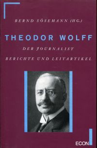 Sösemann, Theodor Wolff. (Umschlag)