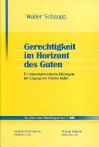 Schaupp, Gerechtigkeit im Horizont des Guten. (Umschlag)