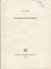 Kenna, Some eminent Cretan gem-engravers. (Umschlag)