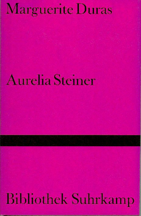 Duras, Aurelia Steiner. (Einband)