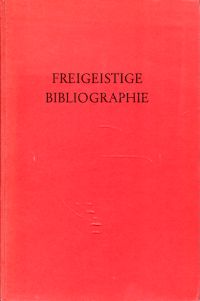 Becker, Freigeistige Bibliographie. (Umschlag)