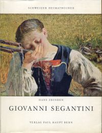 Zbinden, Giovanni Segantini. (Umschlag)
