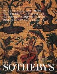Bedeutende Möbel, Silber und Porzellan. (Umschlag)