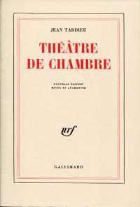 Tardieu, Théâtre de chambre. (Umschlag)