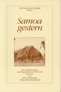 Scheurmann, Samoa gestern. (Umschlag)
