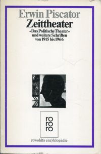 Piscator, Zeittheater. (Umschlag)