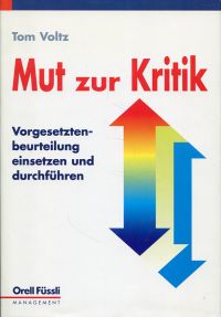 Voltz, Mut zur Kritik. (Umschlag)