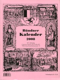Bündner Kalender, Jahrgang 167 (2008). (Umschlag)