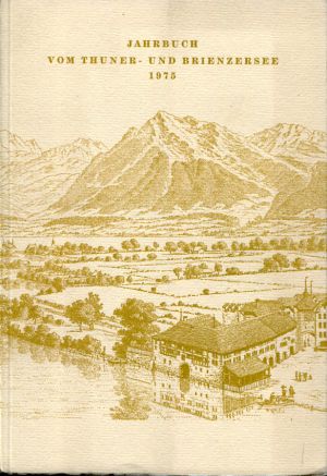 Jahrbuch vom Thuner- und Brienzersee 1975. (Einband)