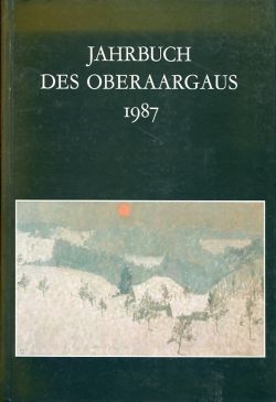 Jahrbuch des Oberaargaus, 30. Jahrgang 1987. (Einband)