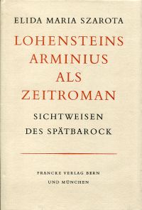 Szarota, Lohensteins Arminius als Zeitroman. (Umschlag)
