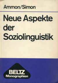 Ammon, Neue Aspekte der Soziolinguistik. (Umschlag)