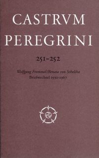 Frommel, Briefwechsel. (Umschlag)