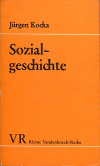 Kocka, Sozialgeschichte. (Umschlag)