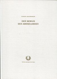 Boehringer, Der Genius des Abendlandes. (Umschlag)