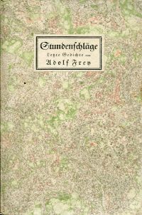 Frey, Stundenschläge. (Umschlag)