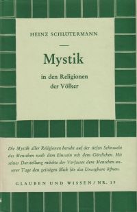 Schlötermann, Mystik in den Religionen der Völker. (Umschlag)