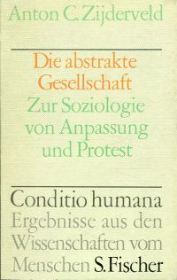 Zijderveld, Die abstrakte Gesellschaft. (Umschlag)