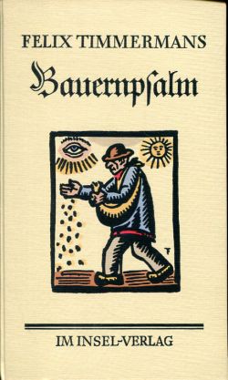 Timmermans, Bauernpsalm. (Einband)
