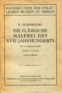 Oldenbourg, Die flämische Malerei des XVII. Jahrhunderts. (Umschlag)