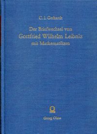 Leibniz, Der Briefwechsel von Gottfried Wilhelm Leibniz mit Mathematikern. (Umschlag)