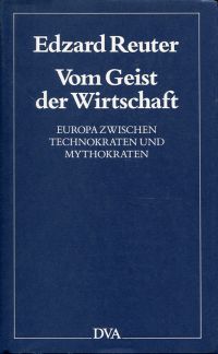 Reuter, Vom Geist der Wirtschaft. (Umschlag)