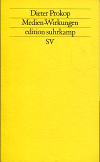 Prokop, Medien-Wirkungen. (Umschlag)