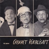 Bruggmann, 10 Jahre Cabaret Rüeblisaft. (Umschlag)