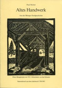 Michel, Altes Handwerk. (Umschlag)