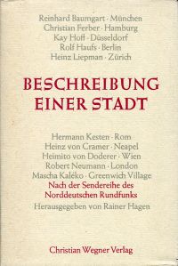 Hagen, Beschreibung einer Stadt. (Umschlag)