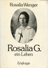 Wenger, Rosalia G. (Umschlag)