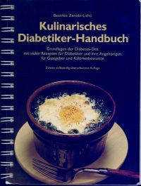 Zenobi-Lichti, Kulinarisches Diabetiker-Handbuch. (Umschlag)