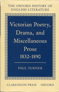 Turner, Victorian poetry, drama, and miscellaneous prose. (Umschlag)