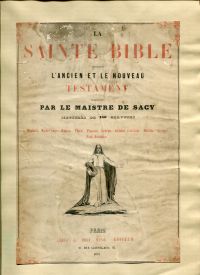 La Sainte Bible, contenant l'Ancien et le Nouveau Testament , traduite en franço (Umschlag)