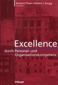 Thom, Excellence durch Personal- und Organisationskompetenz. (Umschlag)