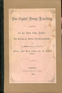 Müller, Das Capitel Brugg-Lenzburg dargestellt aus den Akten seines Archivs. (Umschlag)