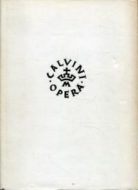 Calvin, Institutio Christianae religionis 1559. (Umschlag)