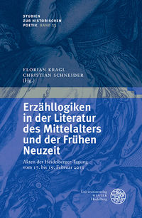 Kragl, Erzähllogiken in der Literatur des Mittelalters und der Frühen Neuzeit. (Umschlag)