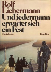 Liebermann, Und jedermann erwartet sich ein Fest. (Umschlag)